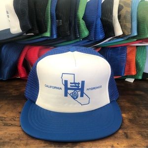 Vintage 80s Streetwear California Hydronics mesh Trucker Hat